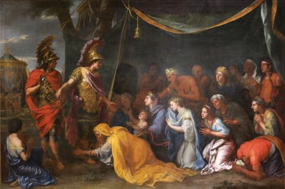 Le regine di Persia ai piedi di Alessandro, detta anche la tenda di Dario da Charles Le Brun